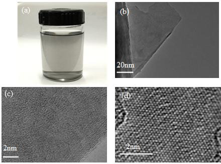 石墨烯分散液表征圖