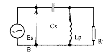 匹配網(wǎng)絡(luò)低頻端等效電路圖